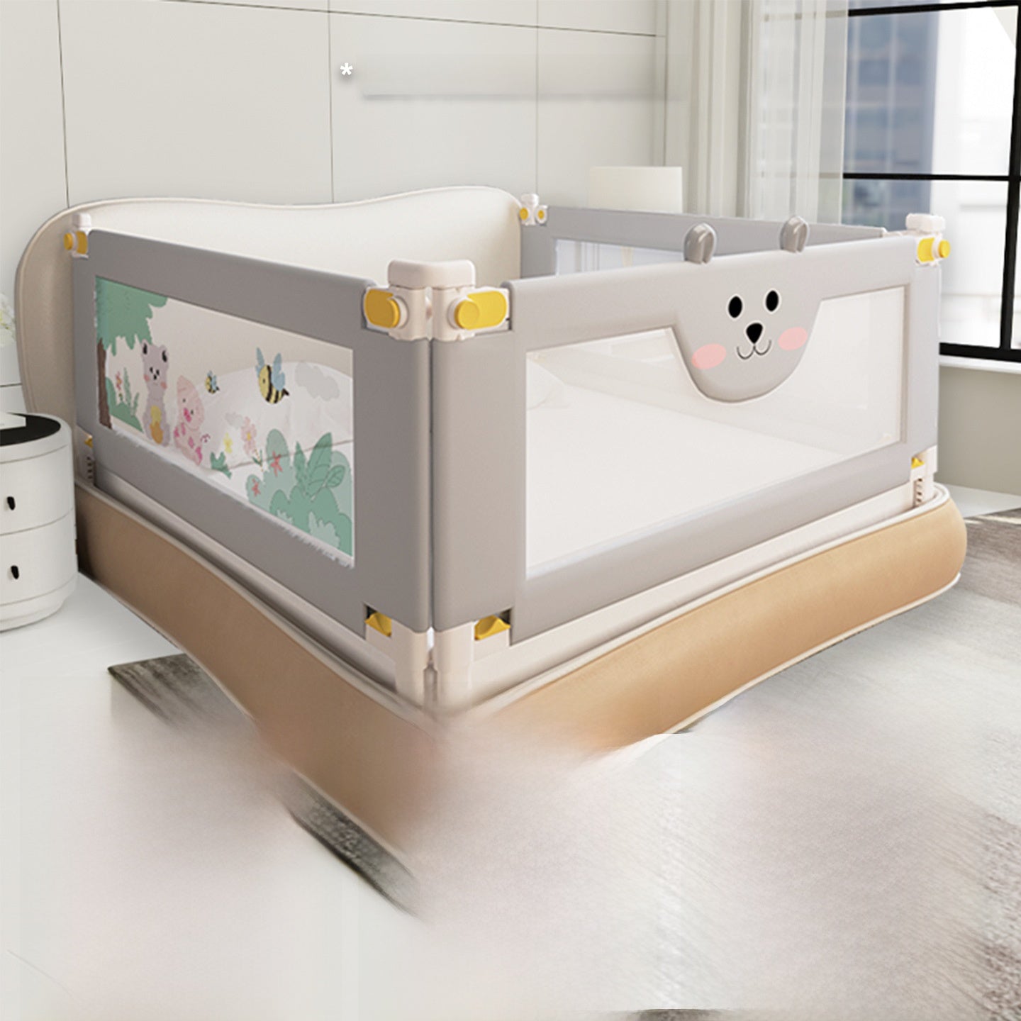 Adjustable Baby Bed Rail Safety Barrier