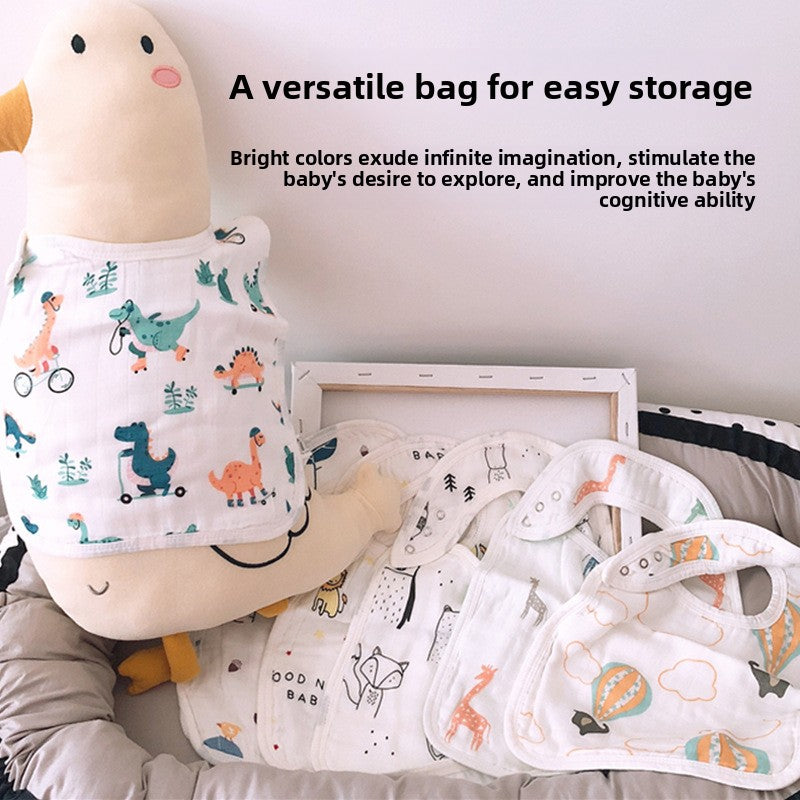 Adjustable Baby Bibs Drool Absorbent