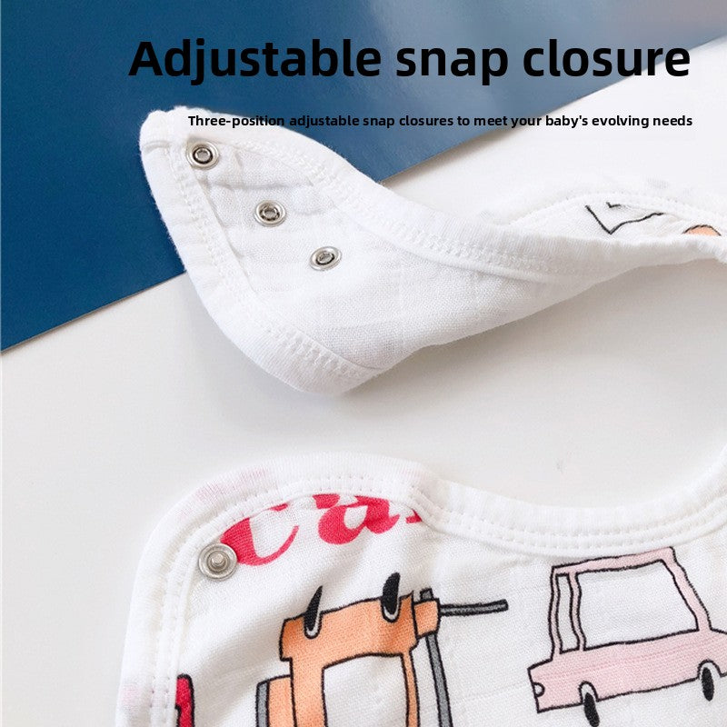 Adjustable Baby Bibs Drool Absorbent