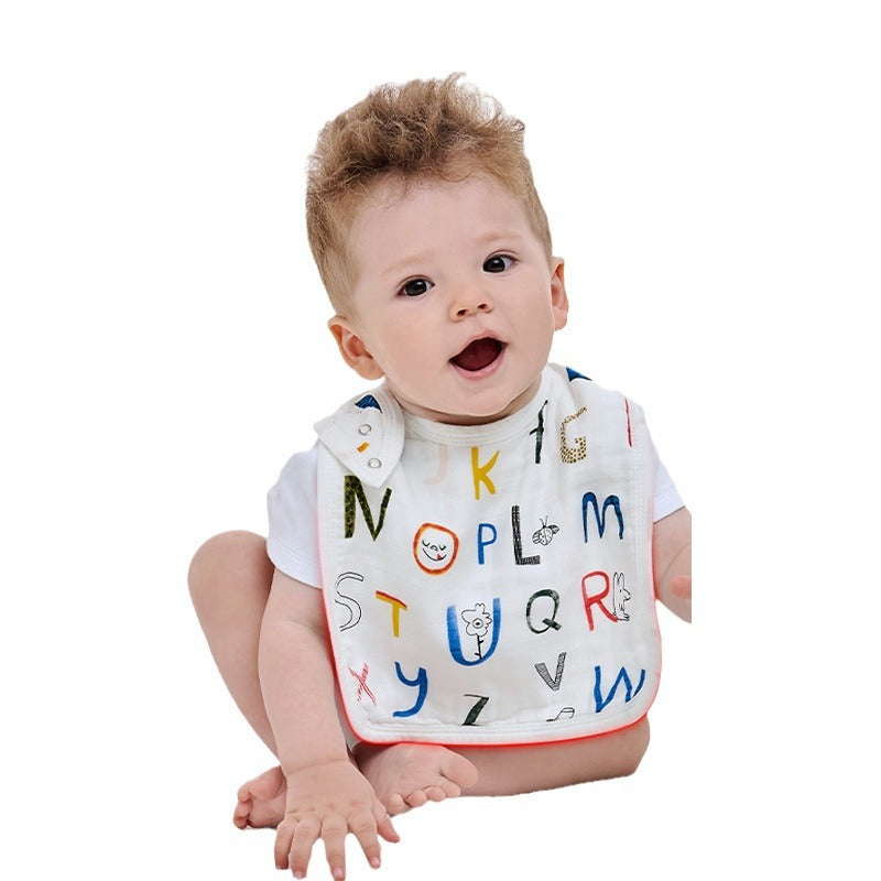 Adjustable Baby Bibs Drool Absorbent