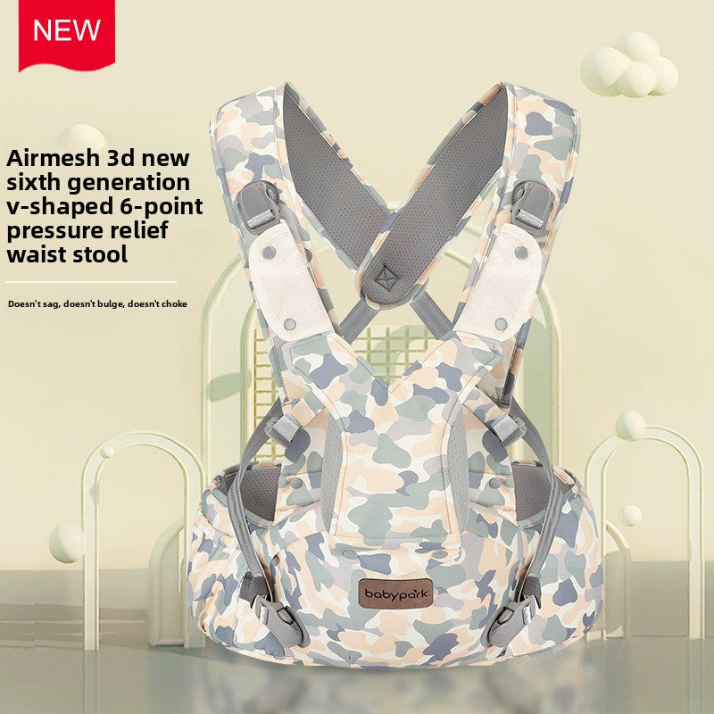 Adjustable Baby Carrier with Waist Stool