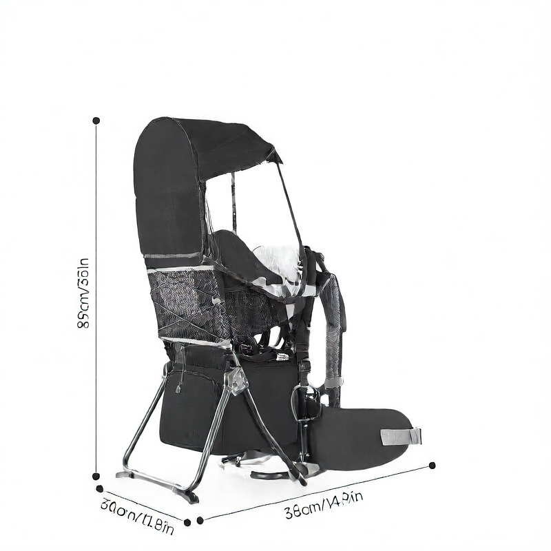 Adjustable Baby Hiking Backpack with Foldable Frame