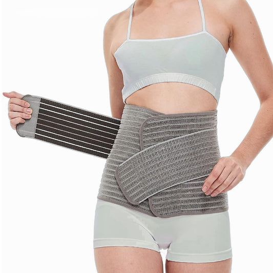 Adjustable bamboo charcoal fiber postpartum waist belt
