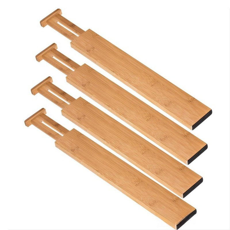 Adjustable Bamboo Drawer Divider Organizer