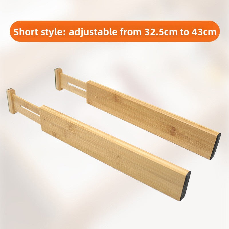 Adjustable Bamboo Drawer Divider Organizer