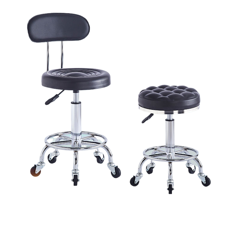 Adjustable Bar Stool with Small Sliding Stool