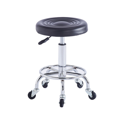 Adjustable Bar Stool with Small Sliding Stool