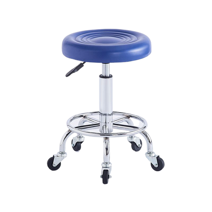 Adjustable Bar Stool with Small Sliding Stool