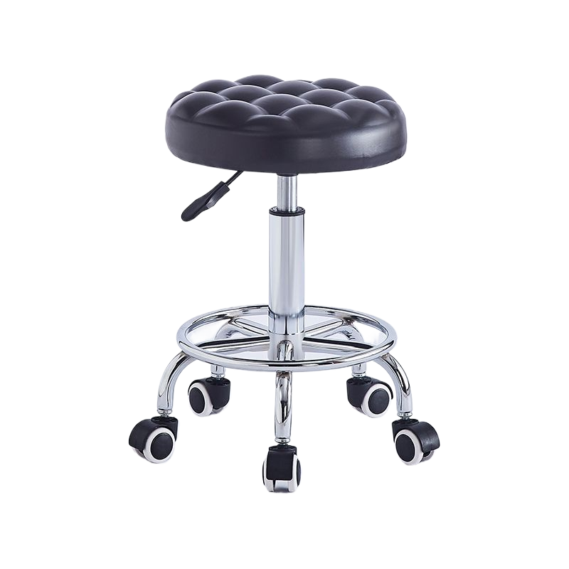 Adjustable Bar Stool with Small Sliding Stool