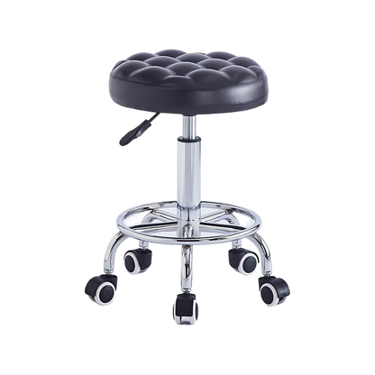 Adjustable Bar Stool with Small Sliding Stool