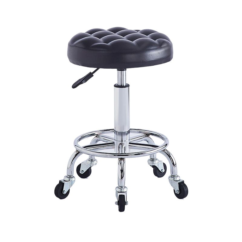 Adjustable Bar Stool with Small Sliding Stool