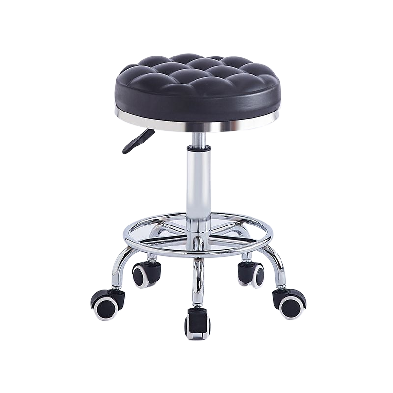 Adjustable Bar Stool with Small Sliding Stool