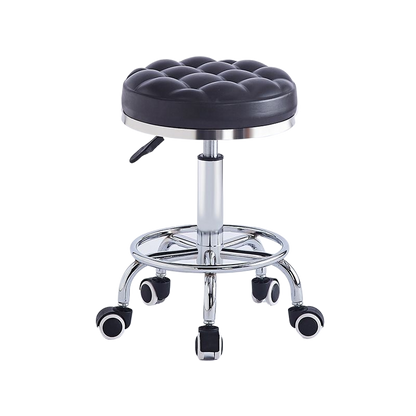 Adjustable Bar Stool with Small Sliding Stool