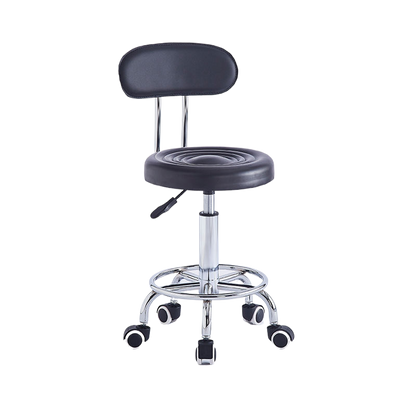 Adjustable Bar Stool with Small Sliding Stool