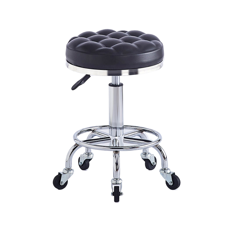Adjustable Bar Stool with Small Sliding Stool