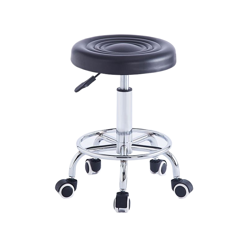 Adjustable Bar Stool with Small Sliding Stool