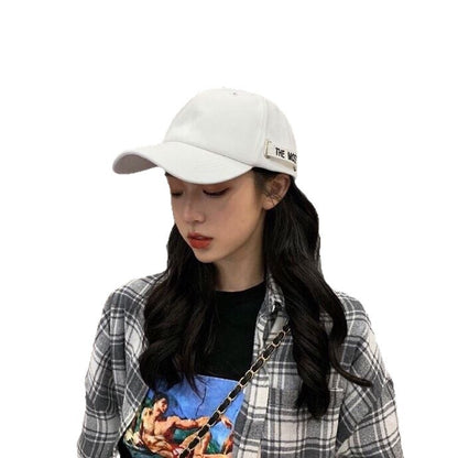 Adjustable Baseball Cap with Letter Embroidery