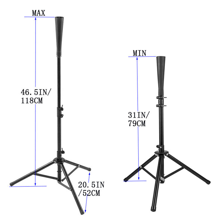 Adjustable Baseball Training T-Frame with Steel Construction