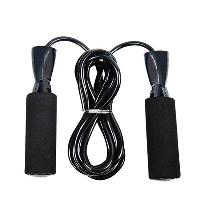 Adjustable Bearing Skipping Rope with Sweat-Absorbing Sleeves