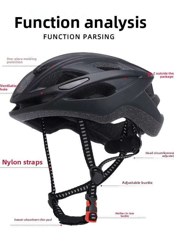Adjustable Bicycle Helmet with Optional Taillight