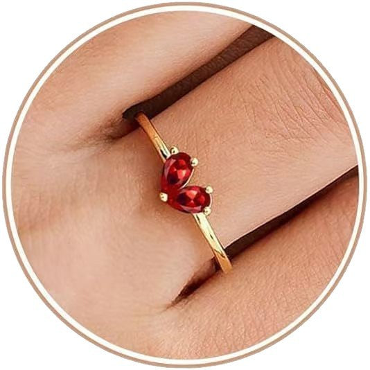 Adjustable Birthstone Ring