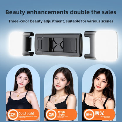 Adjustable Bluetooth Selfie Stick Tripod with Fill Light