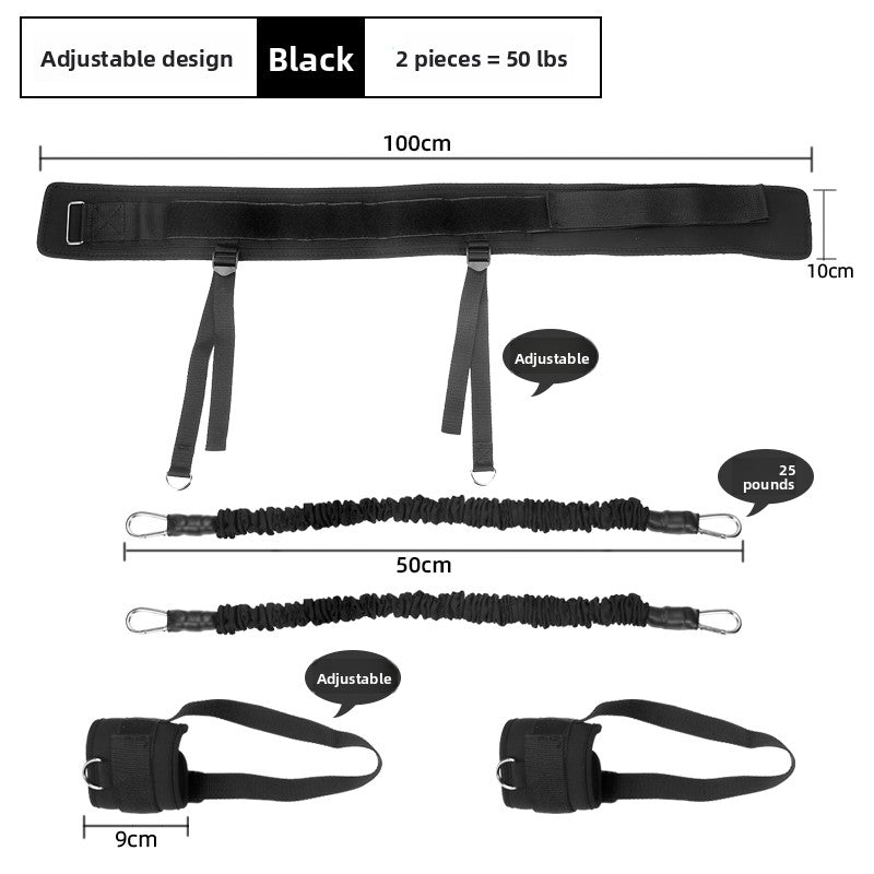Adjustable Bounce Training Harness with Elastic Resistance Bands