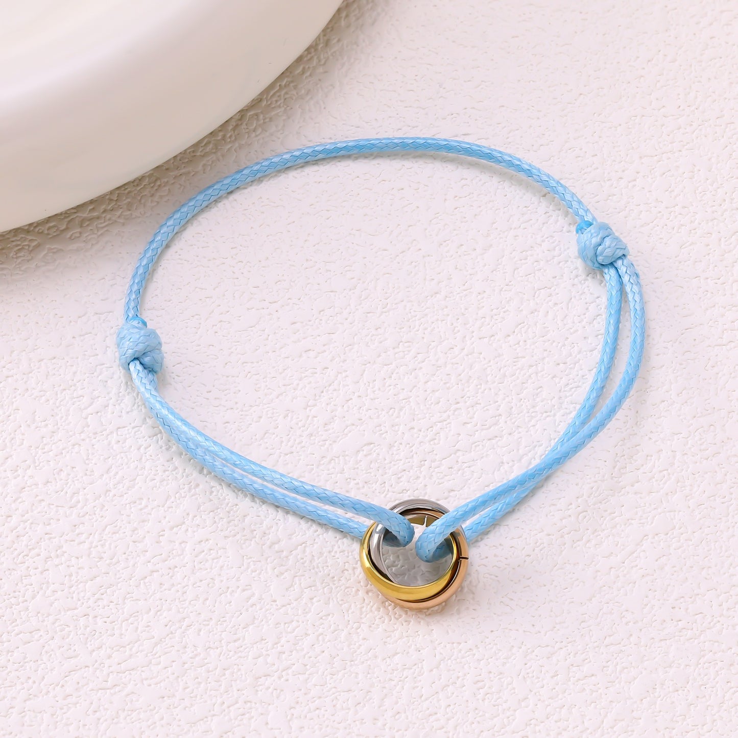 Adjustable braided rope