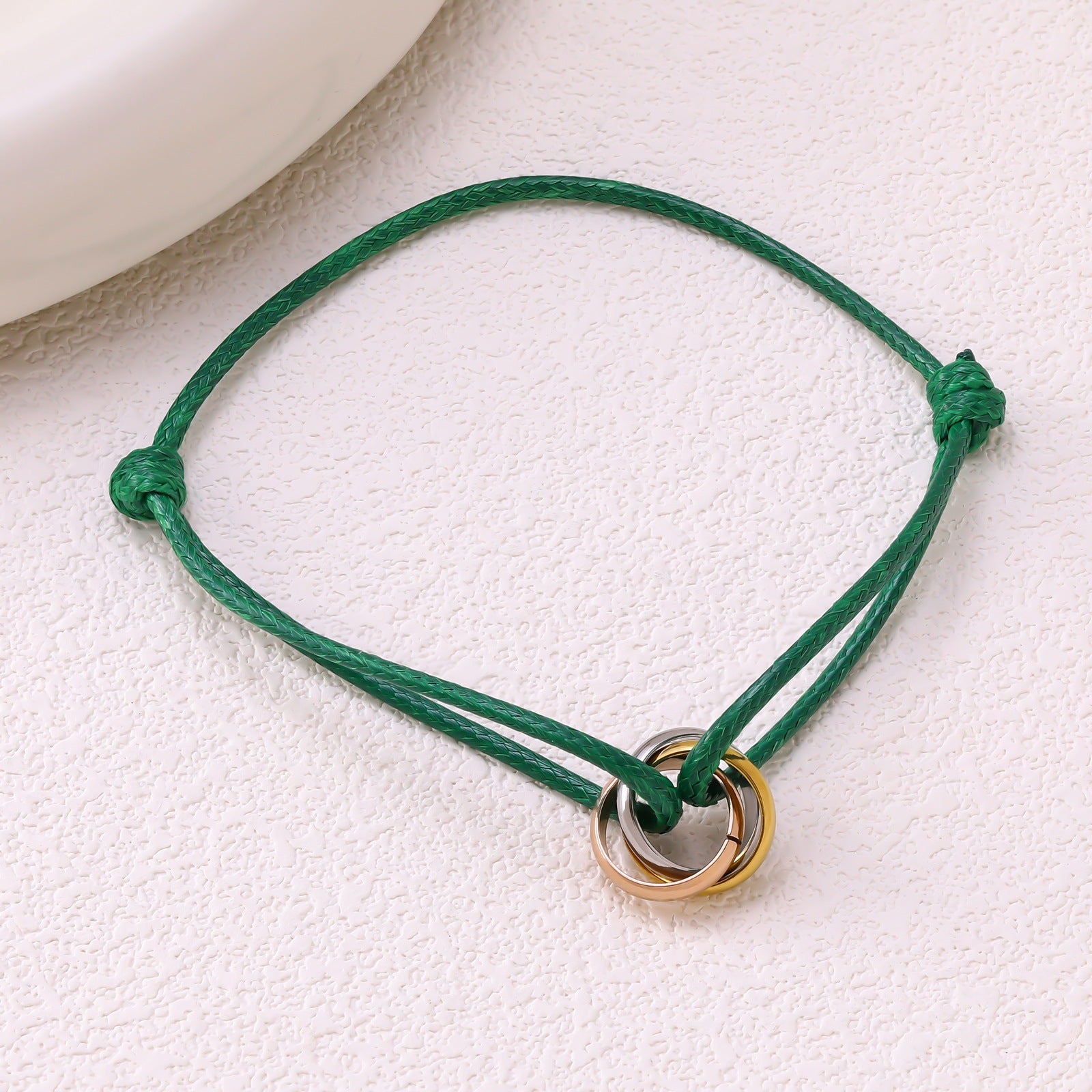 Adjustable braided rope