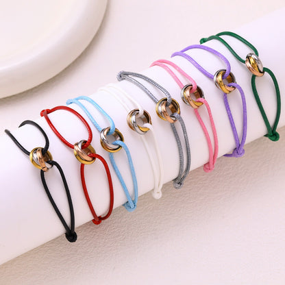 Adjustable braided rope