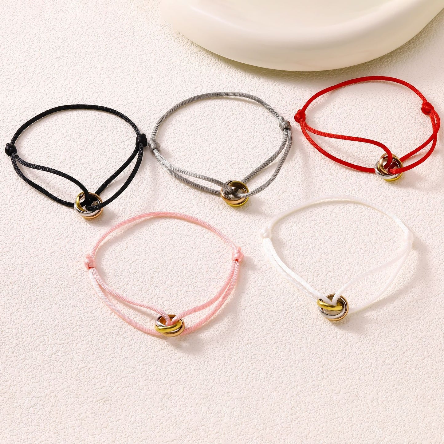 Adjustable braided rope