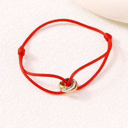 Adjustable braided rope