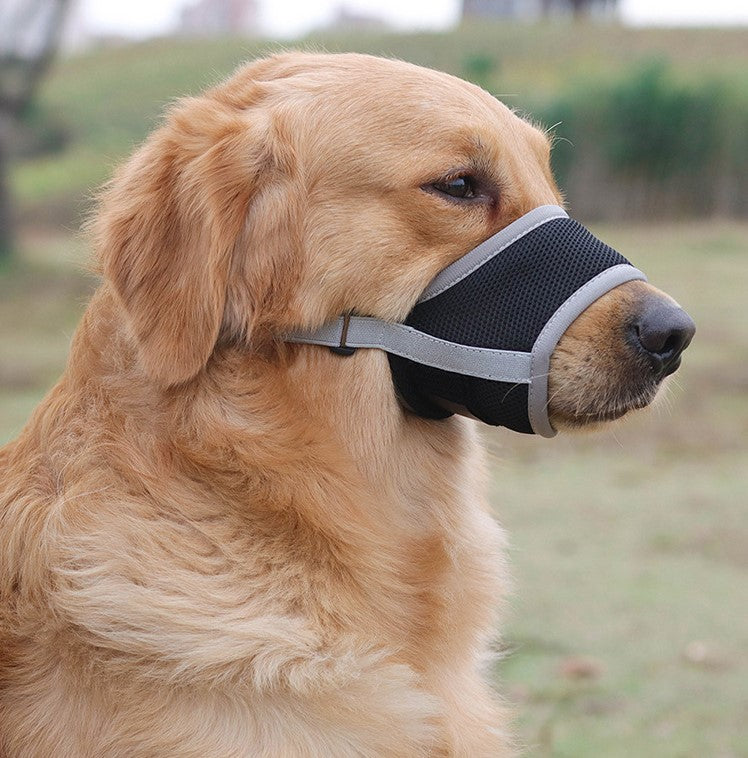 Adjustable Breathable Mesh Pet Mask