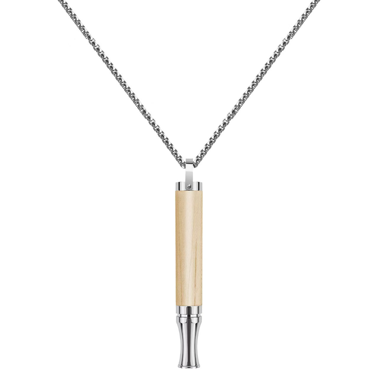 Adjustable Breathing Meditation Whistle Necklace