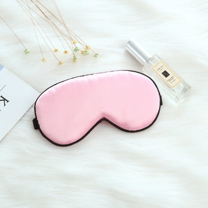 Adjustable Buckle Simulated Silk Sleep Eye Mask