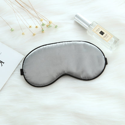 Adjustable Buckle Simulated Silk Sleep Eye Mask