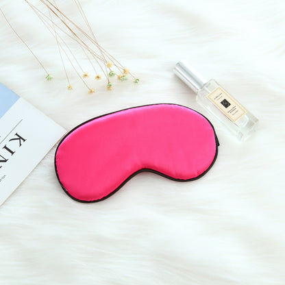 Adjustable Buckle Simulated Silk Sleep Eye Mask
