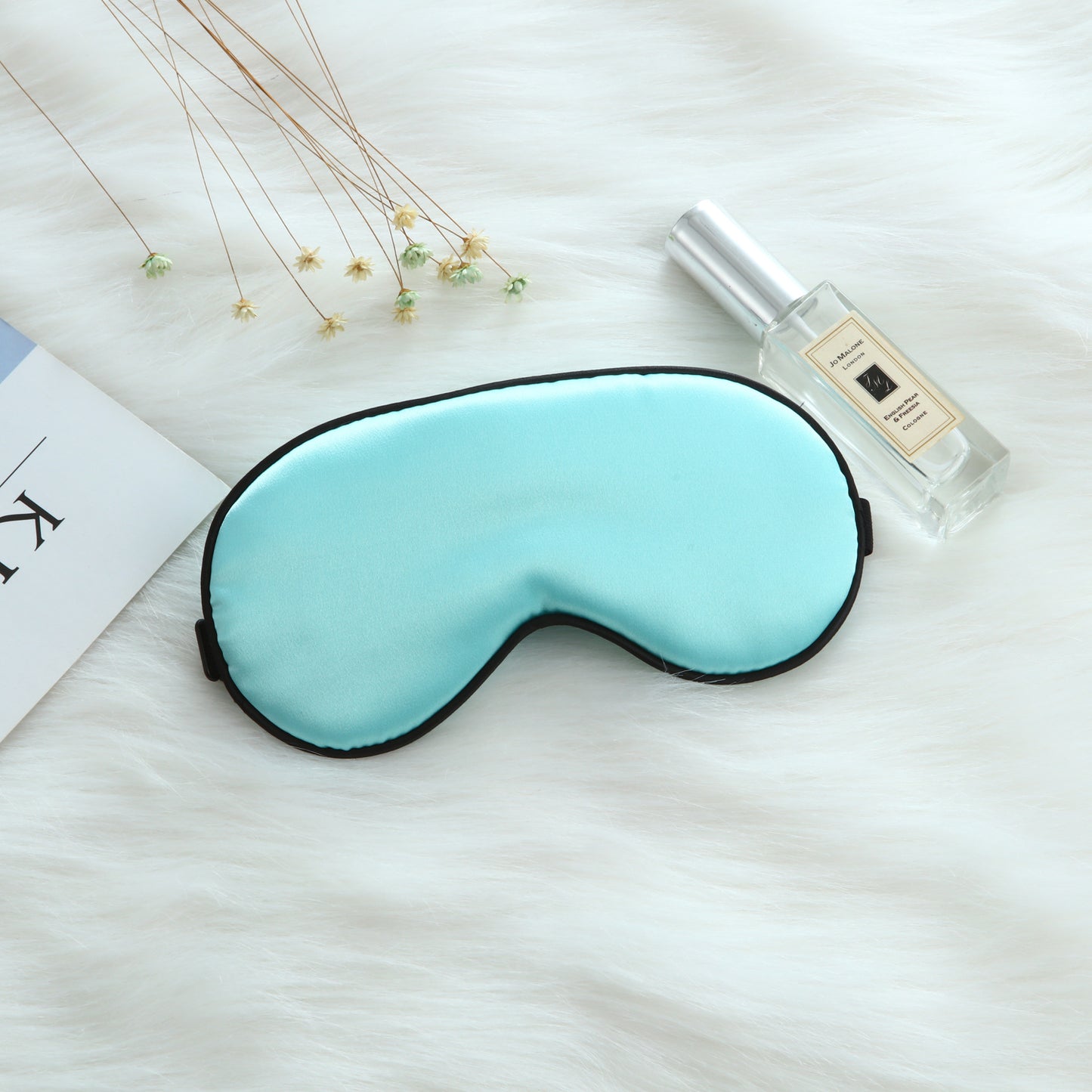 Adjustable Buckle Simulated Silk Sleep Eye Mask