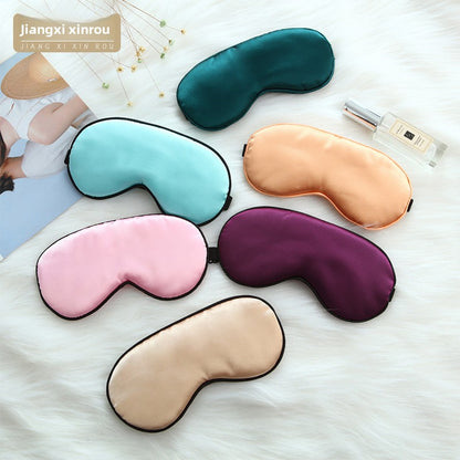 Adjustable Buckle Simulated Silk Sleep Eye Mask