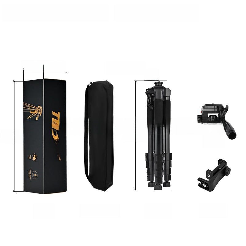 Adjustable Camera Tripod with Removable Gimbal for Phone and DSLR