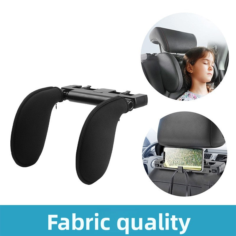 Adjustable Car Headrest Pillow with Memory Foam