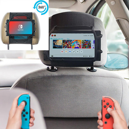 Adjustable Car Headrest Tablet Holder