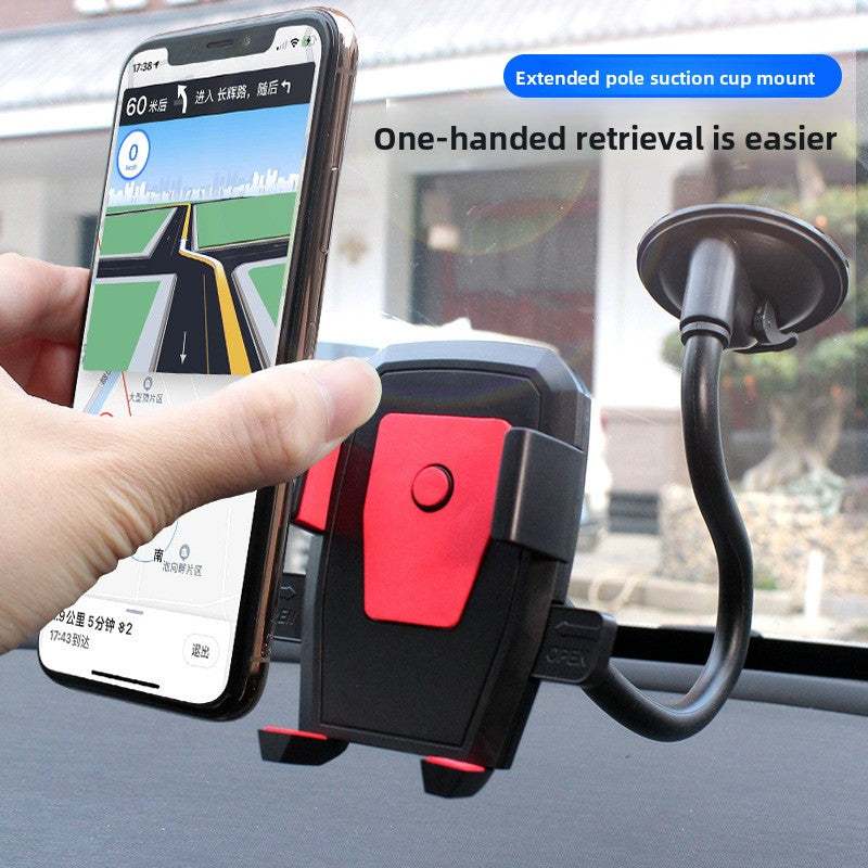 Adjustable Car Phone Holder with Extended Hose