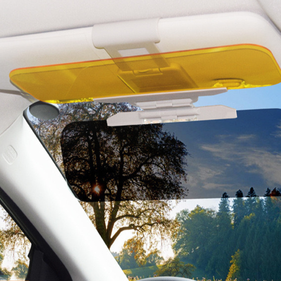 Adjustable Car Sun Visor Anti-Glare Mirror