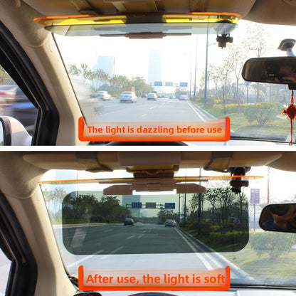 Adjustable Car Sun Visor Anti-Glare Mirror