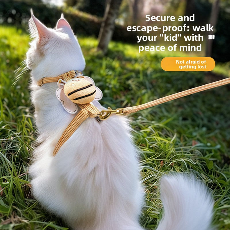 Adjustable Cat Harness and Leash Set