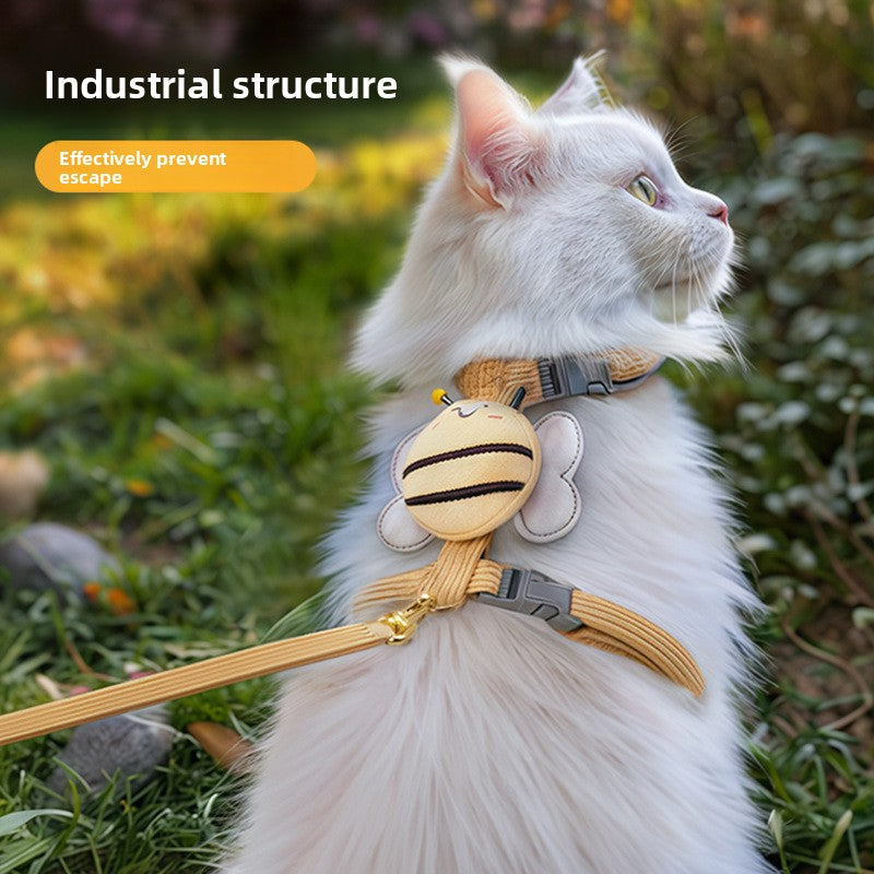 Adjustable Cat Harness and Leash Set
