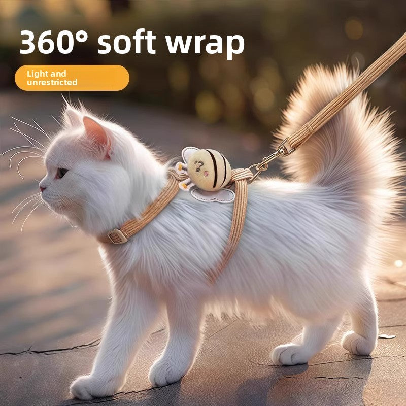 Adjustable Cat Leash Vest Harness