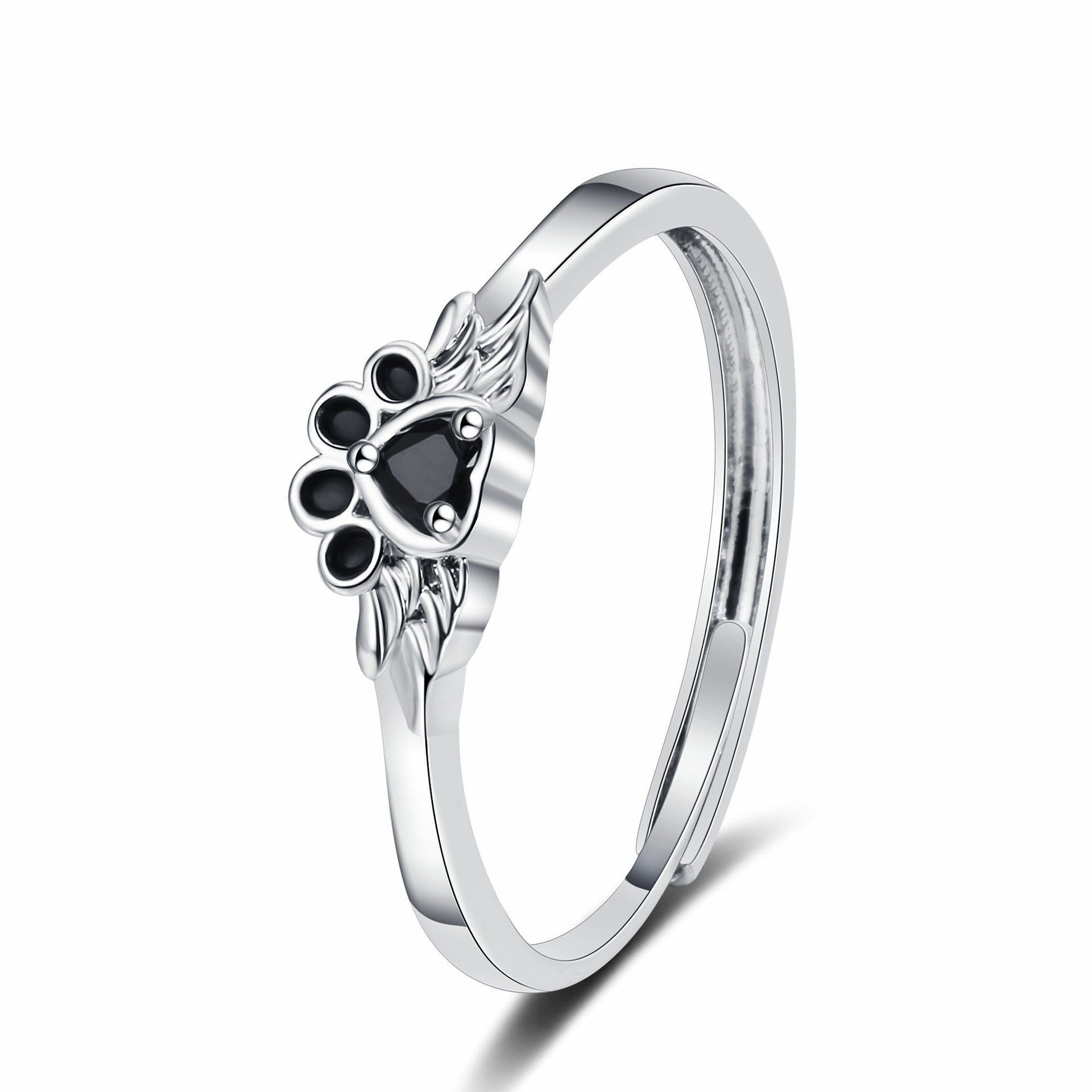 Adjustable Cat Paw Ring Korean Style Jewelry