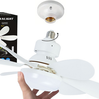 Adjustable Ceiling Fan Light with Remote Control